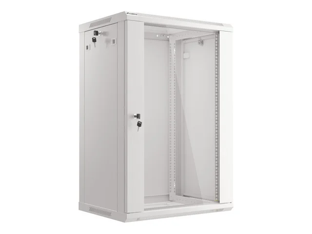 LANBERG 19" RACKOVÁ SKŘÍŇ PRO MONTÁŽ NA STĚNU 18U/600X450 (FLAT PACK) ŠEDÁ V2