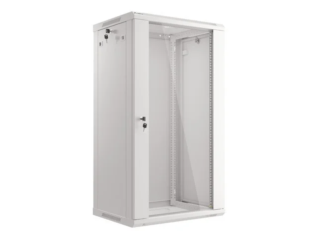 LANBERG 19" RACKOVÁ SKŘÍŇ PRO MONTÁŽ NA STĚNU 22U/600X450 (FLAT PACK) ŠEDÁ V2