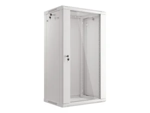 LANBERG 19" RACKOVÁ SKŘÍŇ PRO MONTÁŽ NA STĚNU 22U/600X450 (FLAT PACK) ŠEDÁ V2