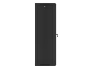 LANBERG RACKOVÁ SKŘÍŇ 19" NÁSTĚNNÁ 27U/600X450 (FLAT PACK) S PROSKLENÝMI DVEŘMI ČERNÁ V2 - obrázek 2