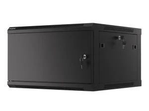 LANBERG RACKOVÁ SKŘÍŇ 19" PRO MONTÁŽ NA STĚNU 6U/600X600 PRO VLASTNÍ MONTÁŽ S KOVOVÝMI DVEŘMI ČERNÁ - obrázek 15
