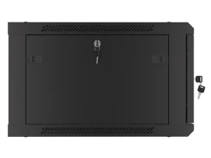 LANBERG RACKOVÁ SKŘÍŇ 19" PRO MONTÁŽ NA STĚNU 6U/600X600 PRO VLASTNÍ MONTÁŽ S KOVOVÝMI DVEŘMI ČERNÁ - obrázek 2