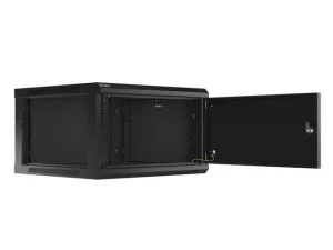 LANBERG RACKOVÁ SKŘÍŇ 19" PRO MONTÁŽ NA STĚNU 6U/600X600 PRO VLASTNÍ MONTÁŽ S KOVOVÝMI DVEŘMI ČERNÁ - obrázek 10