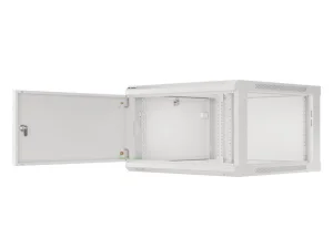 LANBERG RACKOVÁ SKŘÍŇ 19" PRO MONTÁŽ NA STĚNU 6U/600X600 PRO VLASTNÍ MONTÁŽ S KOVOVÝMI DVEŘMI ŠEDÁ - obrázek 5