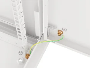 LANBERG RACKOVÁ SKŘÍŇ 19" PRO MONTÁŽ NA STĚNU 6U/600X600 PRO VLASTNÍ MONTÁŽ S KOVOVÝMI DVEŘMI ŠEDÁ - obrázek 6
