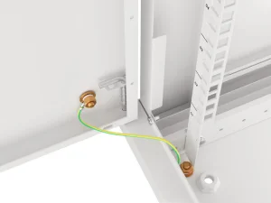 LANBERG RACKOVÁ SKŘÍŇ 19" PRO MONTÁŽ NA STĚNU 6U/600X600 PRO VLASTNÍ MONTÁŽ S KOVOVÝMI DVEŘMI ŠEDÁ - obrázek 7