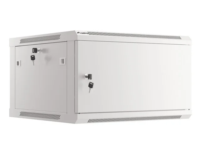 LANBERG RACKOVÁ SKŘÍŇ 19" PRO MONTÁŽ NA STĚNU 6U/600X600 PRO VLASTNÍ MONTÁŽ S KOVOVÝMI DVEŘMI ŠEDÁ