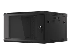 LANBERG 19" RACKOVÁ SKŘÍŇ PRO MONTÁŽ NA STĚNU 6U/600X600 (FLAT PACK) ČERNÁ V2 - obrázek 12