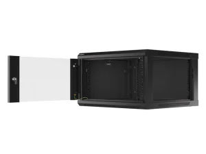 LANBERG 19" RACKOVÁ SKŘÍŇ PRO MONTÁŽ NA STĚNU 6U/600X600 (FLAT PACK) ČERNÁ V2 - obrázek 13