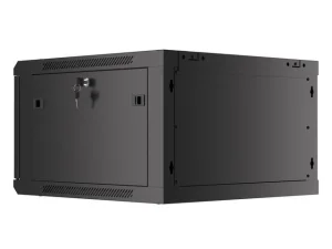LANBERG 19" RACKOVÁ SKŘÍŇ PRO MONTÁŽ NA STĚNU 6U/600X600 (FLAT PACK) ČERNÁ V2 - obrázek 16