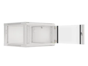 LANBERG 19" RACKOVÁ SKŘÍŇ PRO MONTÁŽ NA STĚNU 6U/600X600 (FLAT PACK) S PROSKLENÝMI DVEŘMI ŠEDÁ V2 - obrázek 2