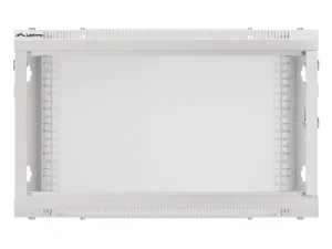 LANBERG 19" RACKOVÁ SKŘÍŇ PRO MONTÁŽ NA STĚNU 6U/600X600 (FLAT PACK) S PROSKLENÝMI DVEŘMI ŠEDÁ V2 - obrázek 3