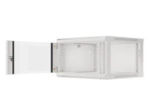 LANBERG 19" RACKOVÁ SKŘÍŇ PRO MONTÁŽ NA STĚNU 6U/600X600 (FLAT PACK) S PROSKLENÝMI DVEŘMI ŠEDÁ V2 - obrázek 5
