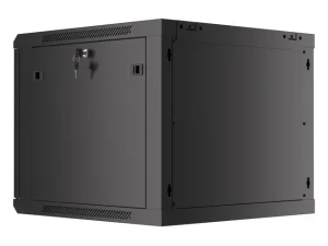 LANBERG RACKOVÁ SKŘÍŇ 19" PRO MONTÁŽ NA STĚNU 9U/600X600 PRO VLASTNÍ MONTÁŽ S KOVOVÝMI DVEŘMI ČERNÁ - obrázek 13