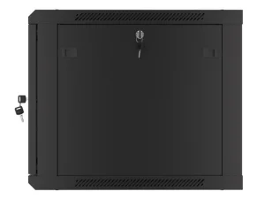 LANBERG RACKOVÁ SKŘÍŇ 19" PRO MONTÁŽ NA STĚNU 9U/600X600 PRO VLASTNÍ MONTÁŽ S KOVOVÝMI DVEŘMI ČERNÁ - obrázek 15