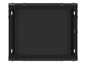 LANBERG RACKOVÁ SKŘÍŇ 19" PRO MONTÁŽ NA STĚNU 9U/600X600 PRO VLASTNÍ MONTÁŽ S KOVOVÝMI DVEŘMI ČERNÁ - obrázek 4