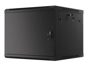 LANBERG RACKOVÁ SKŘÍŇ 19" PRO MONTÁŽ NA STĚNU 9U/600X600 PRO VLASTNÍ MONTÁŽ S KOVOVÝMI DVEŘMI ČERNÁ - obrázek 8