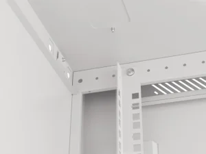 LANBERG RACKOVÁ SKŘÍŇ 19" PRO MONTÁŽ NA STĚNU 9U/600X600 PRO VLASTNÍ MONTÁŽ S KOVOVÝMI DVEŘMI ŠEDÁ - obrázek 15
