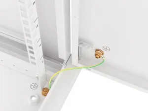 LANBERG RACKOVÁ SKŘÍŇ 19" PRO MONTÁŽ NA STĚNU 9U/600X600 PRO VLASTNÍ MONTÁŽ S KOVOVÝMI DVEŘMI ŠEDÁ - obrázek 5