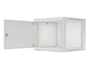 LANBERG RACKOVÁ SKŘÍŇ 19" PRO MONTÁŽ NA STĚNU 9U/600X600 PRO VLASTNÍ MONTÁŽ S KOVOVÝMI DVEŘMI ŠEDÁ - obrázek 6