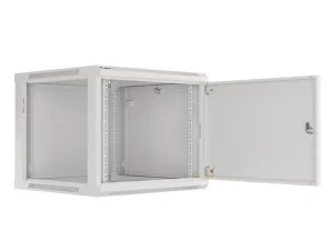 LANBERG RACKOVÁ SKŘÍŇ 19" PRO MONTÁŽ NA STĚNU 9U/600X600 PRO VLASTNÍ MONTÁŽ S KOVOVÝMI DVEŘMI ŠEDÁ - obrázek 8