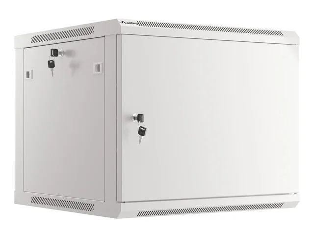 LANBERG RACKOVÁ SKŘÍŇ 19" PRO MONTÁŽ NA STĚNU 9U/600X600 PRO VLASTNÍ MONTÁŽ S KOVOVÝMI DVEŘMI ŠEDÁ