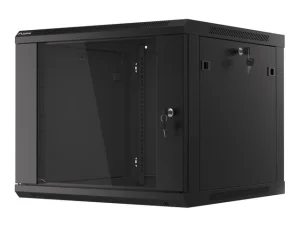 LANBERG RACKOVÁ SKŘÍŇ 19" PRO MONTÁŽ NA STĚNU 9U/600X600 (FLAT PACK) V2 ČERNÁ - obrázek 7