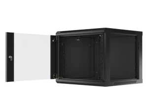 LANBERG RACKOVÁ SKŘÍŇ 19" PRO MONTÁŽ NA STĚNU 9U/600X600 (FLAT PACK) V2 ČERNÁ - obrázek 9