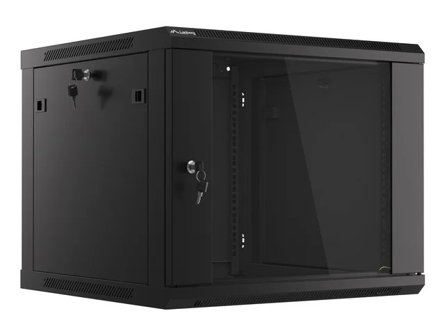 LANBERG RACKOVÁ SKŘÍŇ 19" PRO MONTÁŽ NA STĚNU 9U/600X600 (FLAT PACK) V2 ČERNÁ