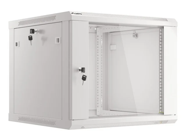 LANBERG RACKOVÁ SKŘÍŇ 19" PRO MONTÁŽ NA STĚNU 9U/600X600 (FLAT PACK) V2 ŠEDÁ