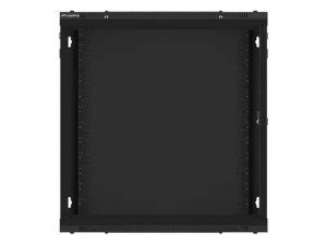 LANBERG RACKOVÁ SKŘÍŇ 19" NÁSTĚNNÁ 12U/600X600 PRO VLASTNÍ MONTÁŽ S KOVOVÝMI DVEŘMI ČERNÁ - obrázek 2