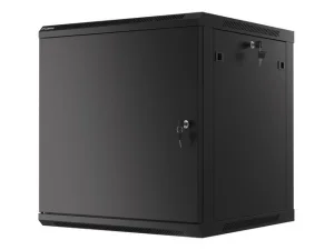 LANBERG RACKOVÁ SKŘÍŇ 19" NÁSTĚNNÁ 12U/600X600 PRO VLASTNÍ MONTÁŽ S KOVOVÝMI DVEŘMI ČERNÁ - obrázek 9