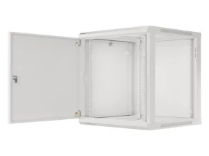 LANBERG RACKOVÁ SKŘÍŇ 19" NÁSTĚNNÁ 12U/600X600 PRO VLASTNÍ MONTÁŽ S KOVOVÝMI DVEŘMI ŠEDÁ - obrázek 7