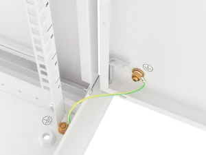 LANBERG RACKOVÁ SKŘÍŇ 19" NÁSTĚNNÁ 12U/600X600 PRO VLASTNÍ MONTÁŽ S KOVOVÝMI DVEŘMI ŠEDÁ - obrázek 9