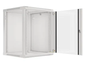 LANBERG 19" RACKOVÁ SKŘÍŇ PRO MONTÁŽ NA STĚNU 15U/600X600 (FLAT PACK) S PROSKLENÝMI DVEŘMI ŠEDÁ V2c - obrázek 16