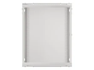 LANBERG 19" RACKOVÁ SKŘÍŇ PRO MONTÁŽ NA STĚNU 15U/600X600 (FLAT PACK) S PROSKLENÝMI DVEŘMI ŠEDÁ V2c - obrázek 8