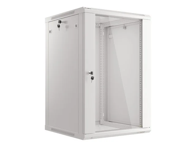 LANBERG 19" RACKOVÁ SKŘÍŇ PRO MONTÁŽ NA STĚNU 18U/600X600 (FLAT PACK) ŠEDÁ V2
