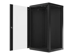 LANBERG 19" RACKOVÁ SKŘÍŇ PRO MONTÁŽ NA STĚNU 22U/600X600 (FLAT PACK) ČERNÁ V2 - obrázek 12