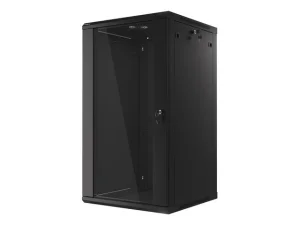 LANBERG 19" RACKOVÁ SKŘÍŇ PRO MONTÁŽ NA STĚNU 22U/600X600 (FLAT PACK) ČERNÁ V2 - obrázek 14