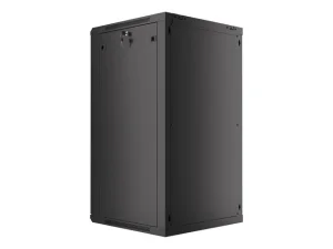 LANBERG 19" RACKOVÁ SKŘÍŇ PRO MONTÁŽ NA STĚNU 22U/600X600 (FLAT PACK) ČERNÁ V2 - obrázek 2