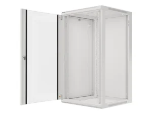 LANBERG 19" RACKOVÁ SKŘÍŇ PRO MONTÁŽ NA STĚNU 22U/600X600 (FLAT PACK) S PROSKLENÝMI DVEŘMI ŠEDÁ V2 - obrázek 4