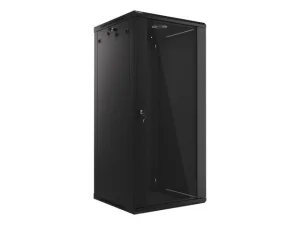 LANBERG 19" RACKOVÁ SKŘÍŇ PRO MONTÁŽ NA STĚNU 27U/600X600 (FLAT PACK) ČERNÁ V2