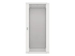 LANBERG RACKOVÁ SKŘÍŇ 19" NÁSTĚNNÁ 27U/600X600 (FLAT PACK) S PROSKLENÝMI DVEŘMI ŠEDÁ V2 - obrázek 2