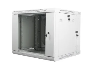 LANBERG RACKOVÁ SKŘÍŇ 19" DVOUDÍLNÁ NÁSTĚNNÁ 9U/600X600 (FLAT PACK) ŠEDÁ - obrázek 3