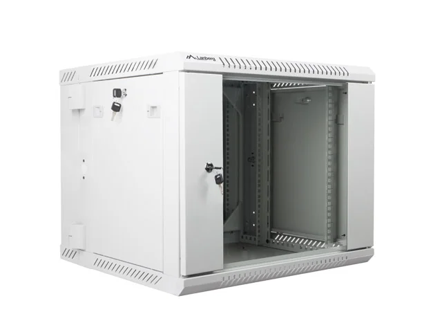 LANBERG RACKOVÁ SKŘÍŇ 19" DVOUDÍLNÁ NÁSTĚNNÁ 9U/600X600 (FLAT PACK) ŠEDÁ