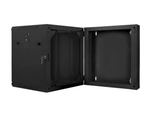 LANBERG RACKOVÁ SKŘÍŇ 19" DVOUDÍLNÁ NÁSTĚNNÁ 12U/600X600 (FLAT PACK) ČERNÁ - obrázek 7