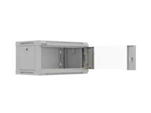 LANBERG RACKOVÁ SKŘÍŇ 19" NÁSTĚNNÁ 4U/540X350 (FLAT PACK) S PROSKLENÝMI DVEŘMI ŠEDÁ - obrázek 6