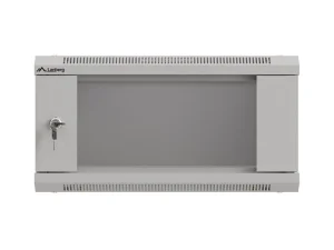 LANBERG RACKOVÁ SKŘÍŇ 19" NÁSTĚNNÁ 4U/540X350 (FLAT PACK) S PROSKLENÝMI DVEŘMI ŠEDÁ - obrázek 8