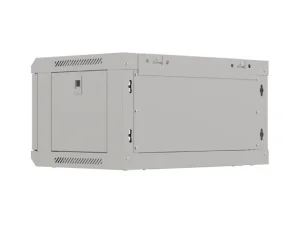 LANBERG RACKOVÁ SKŘÍŇ 19" NÁSTĚNNÁ 4U/540X350 (FLAT PACK) S PROSKLENÝMI DVEŘMI ŠEDÁ - obrázek 10