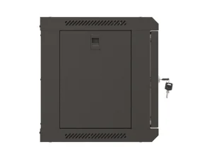 LANBERG 19" RACKOVÁ SKŘÍŇ PRO MONTÁŽ NA STĚNU 6U/540X350 (FLAT PACK) S PROSKLENÝMI DVEŘMI ČERNÁ - obrázek 6